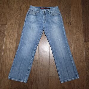 Rock & Roll Denim Men Jeans 32x30 Double Barrel Relaxed Straight Leg
